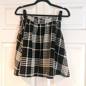 Elorie plaid skirt with pockets